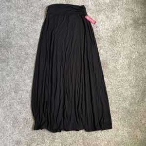 Black maxi skirt
